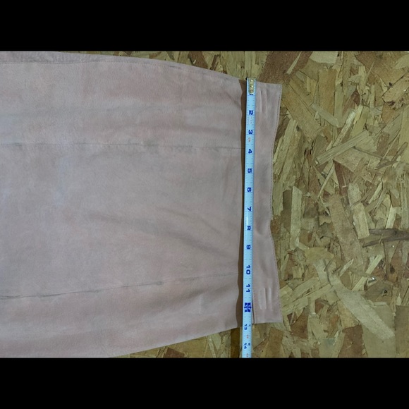 Pink leather skirt - Picture 4 of 5
